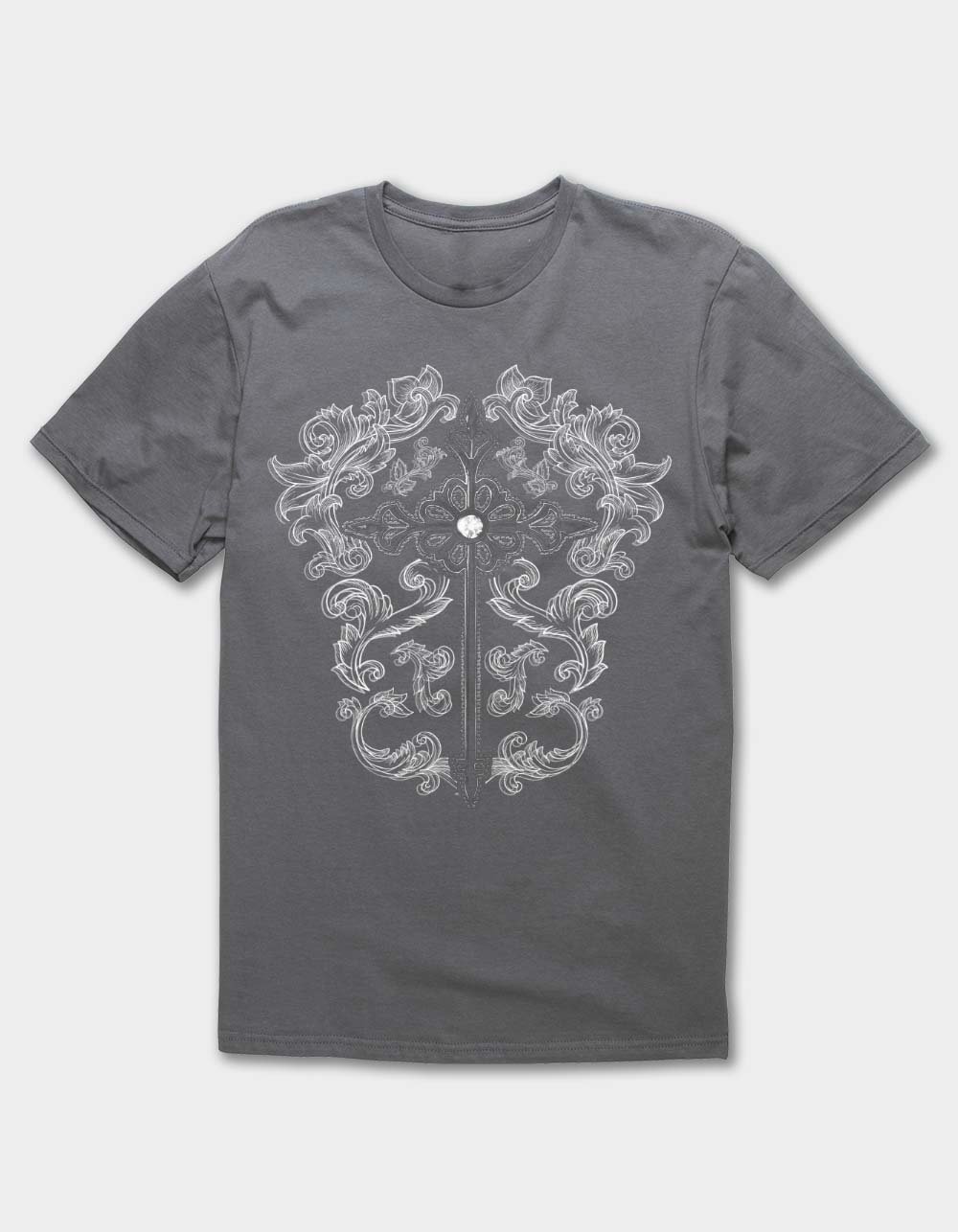 CROSS Metal Blur Unisex Tee - CHARCOAL