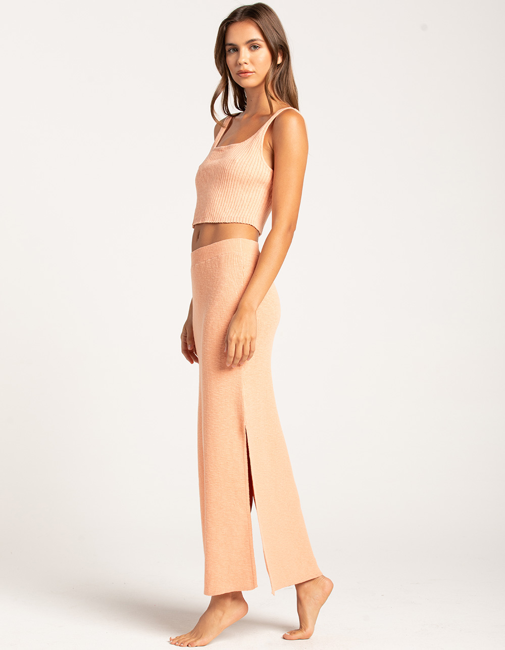 FREE PEOPLE Encinitas Womens Sweater Set PEACH Tillys