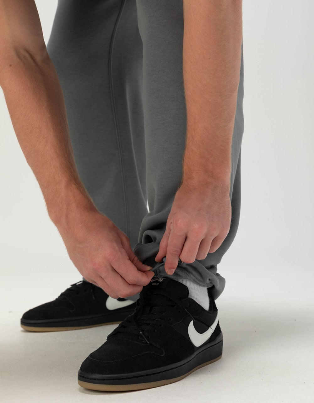 NIKE Sportswear Club Fleece Mens Bungee Pants - HEATHER GRAY