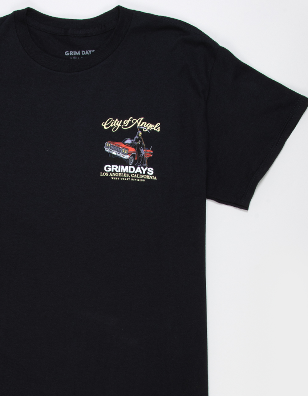 GRIM DAYS Its Night Mens Tee - BLACK