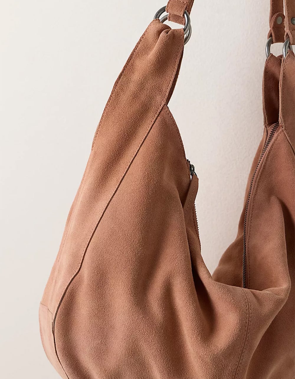 FREE PEOPLE Roma Suede Tote Bag