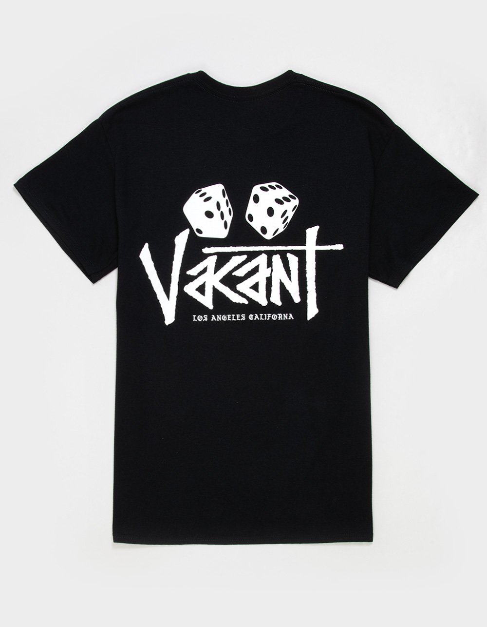 PRETTY VACANT Dice Mens Tee - BLACK