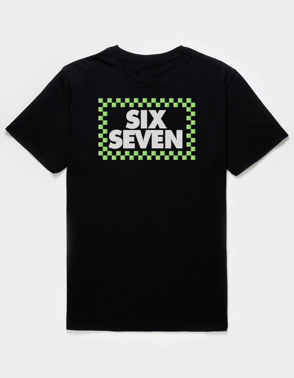 67 Checkers Unisex Tee - BLACK