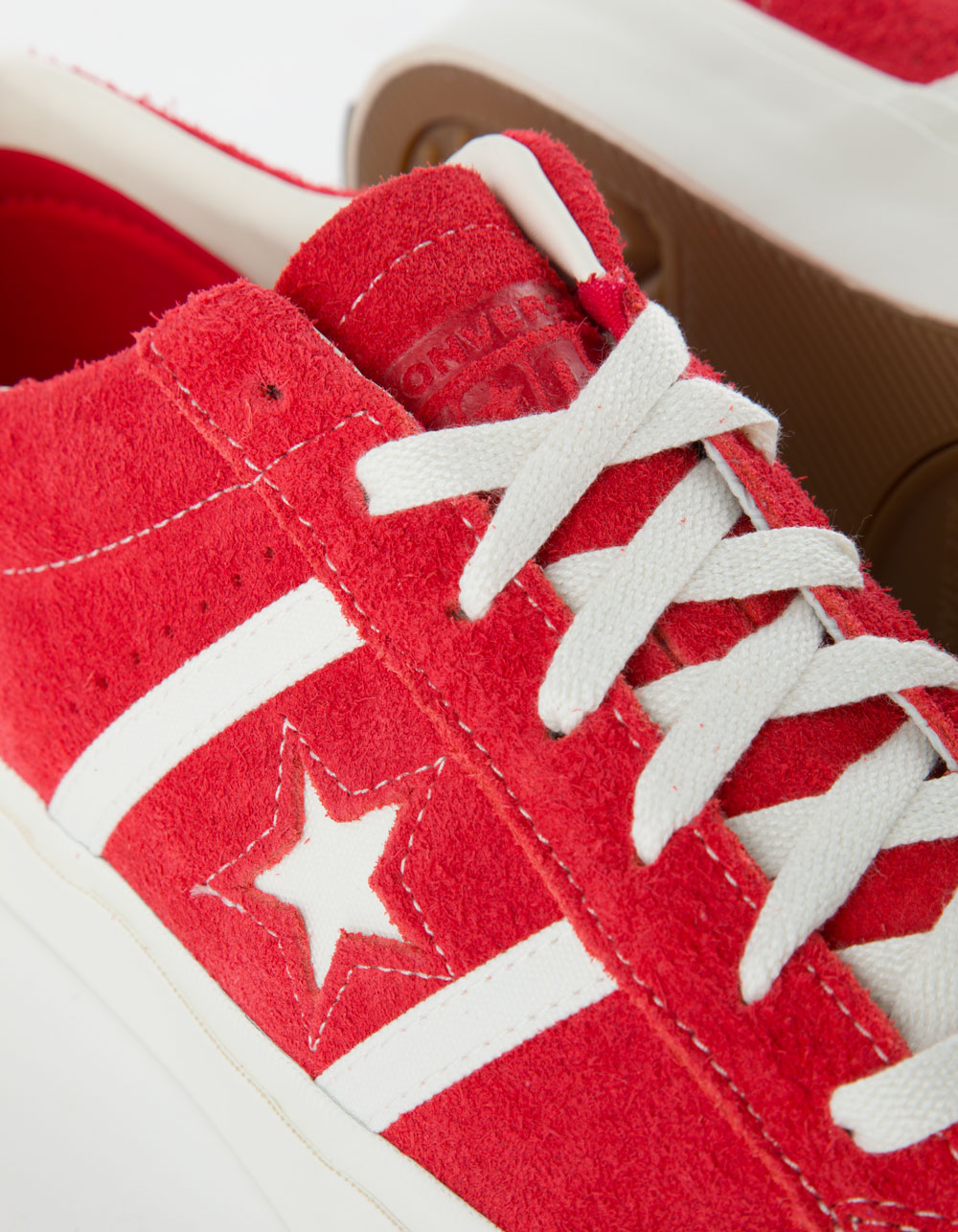 CONVERSE One Star Academy Pro Suede Shoes - RED/WHITE