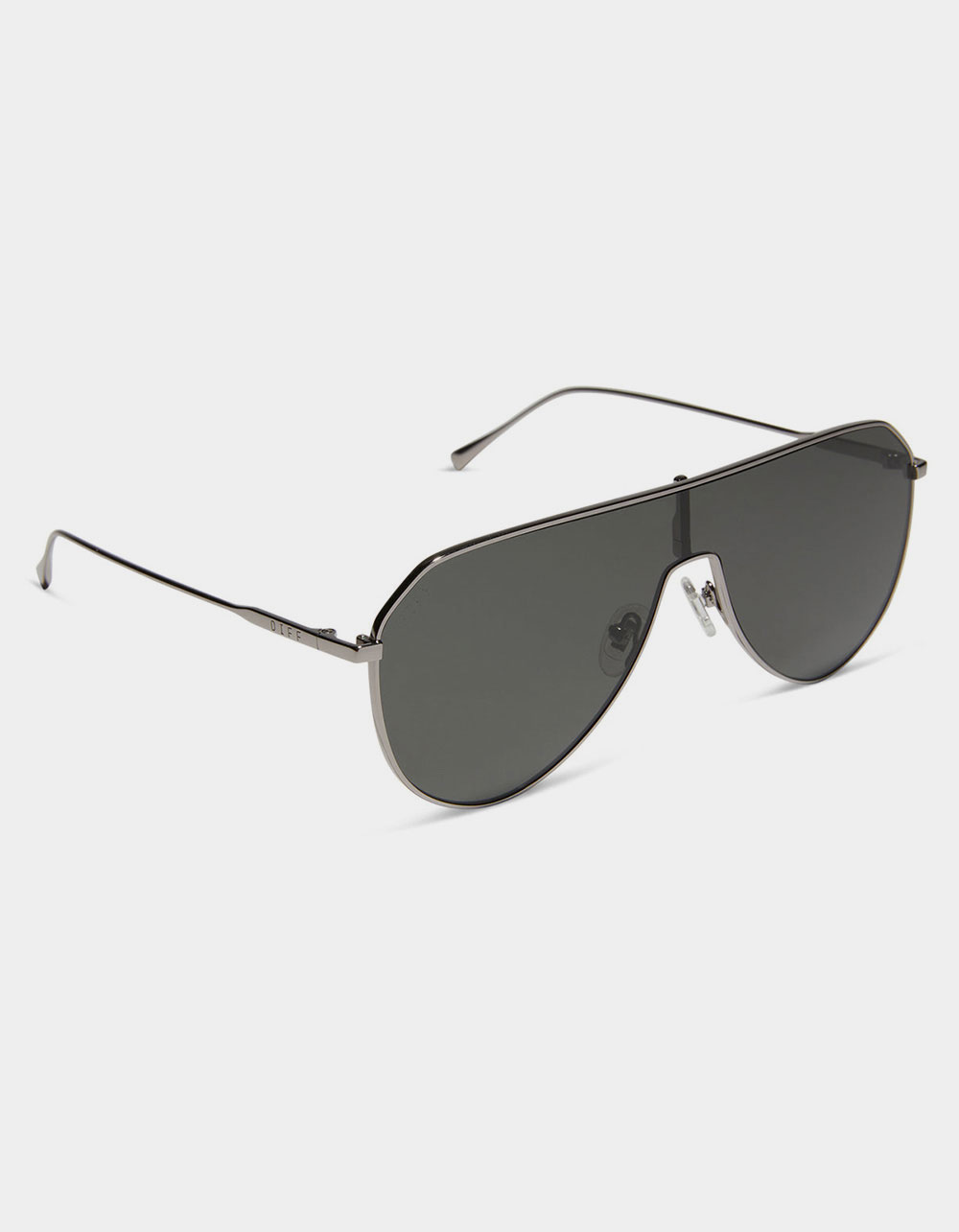 DIFF EYEWEAR Dash Shield Sunglasses - GUNMETAL