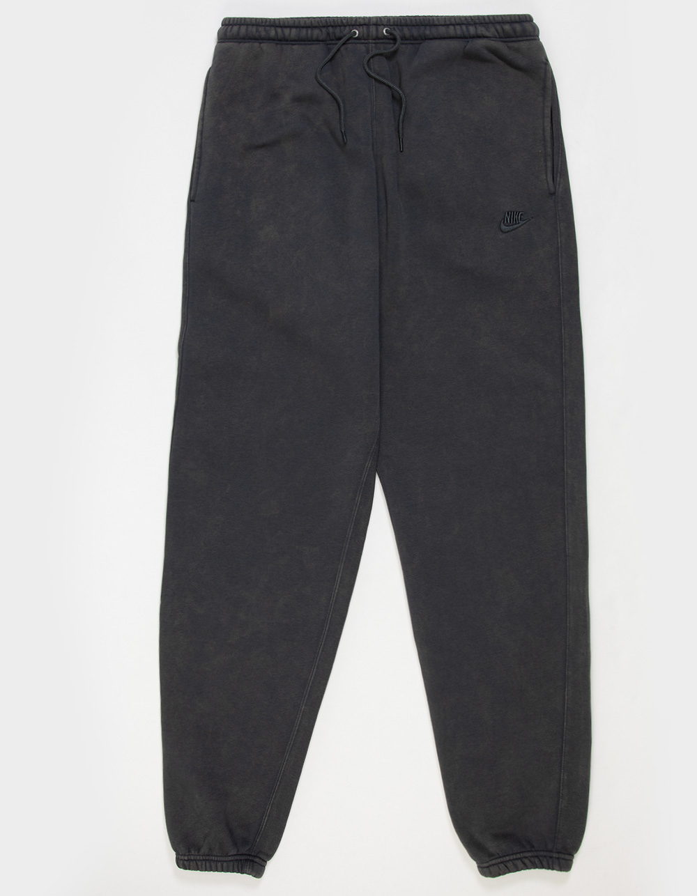 NIKE Sportswear Club Fleece Mens WASHED Cuff Pants - BLACK