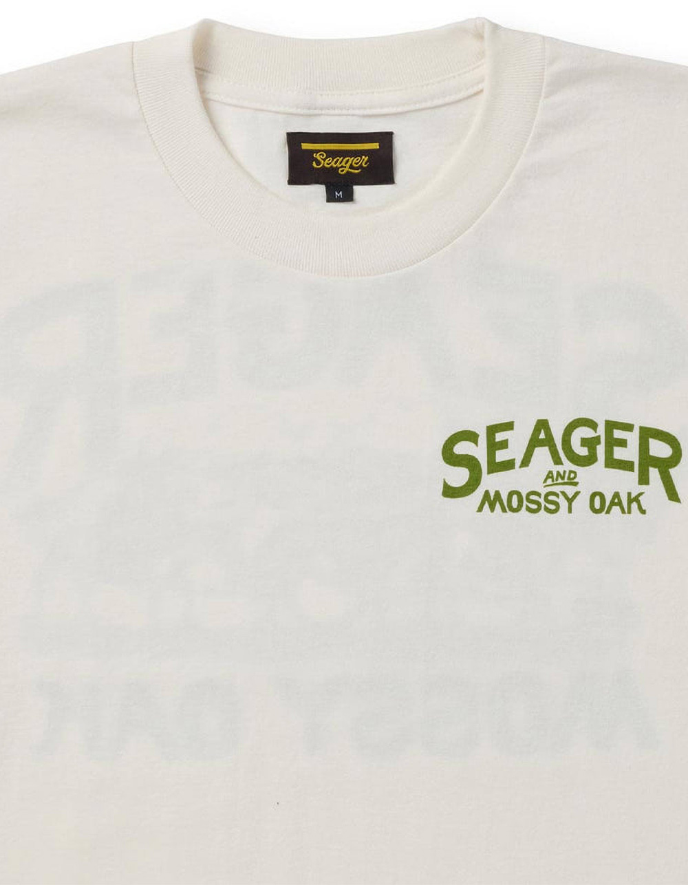 SEAGER x Mossy Oak Pack Out Mens Tee - OFF WHITE