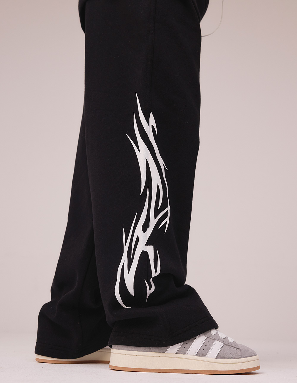 RSQ Extra Baggy Boys Sweatpants - BLACK