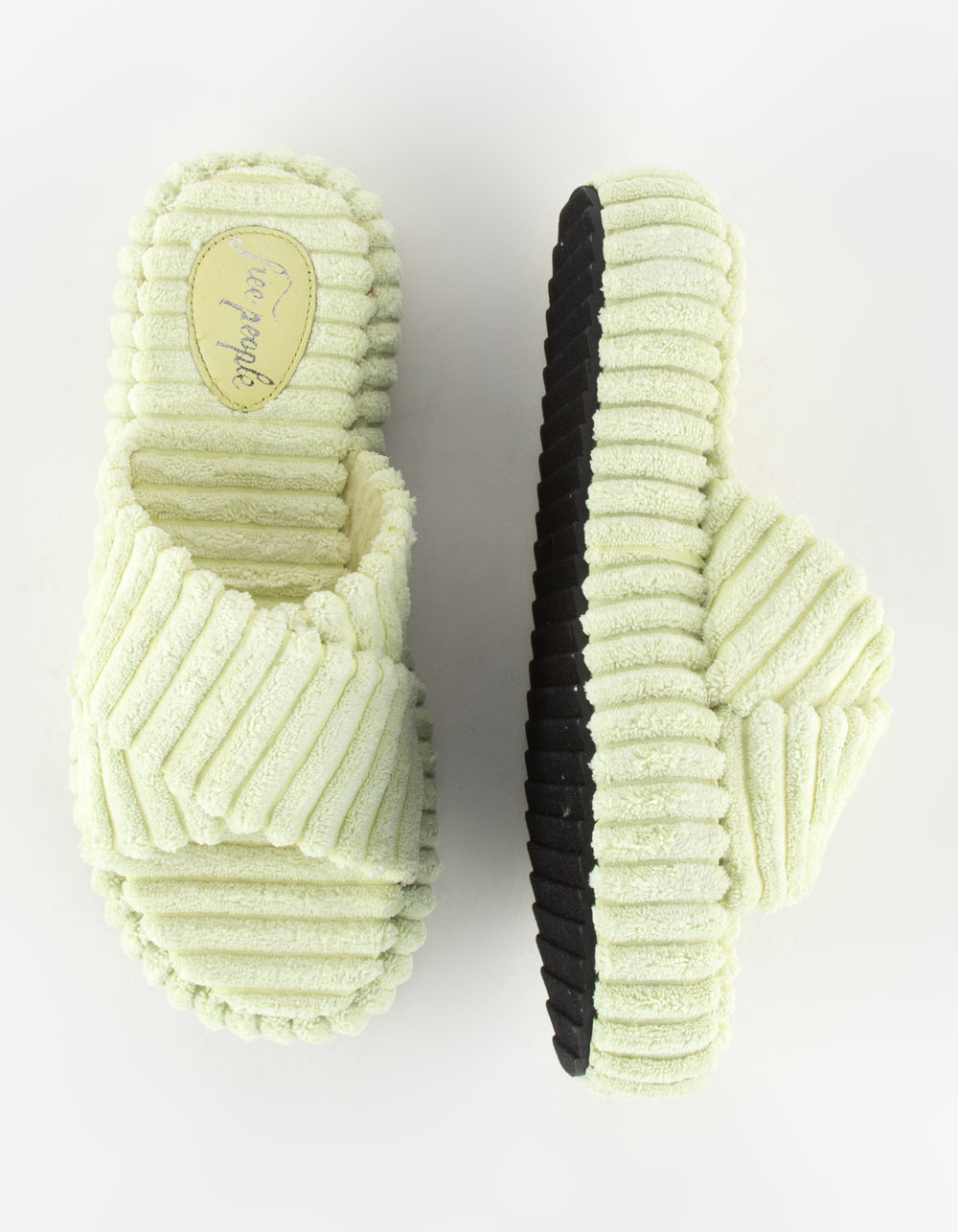 FREE PEOPLE Ibiza Womens Terry Slide Sandals - LIME | Tillys