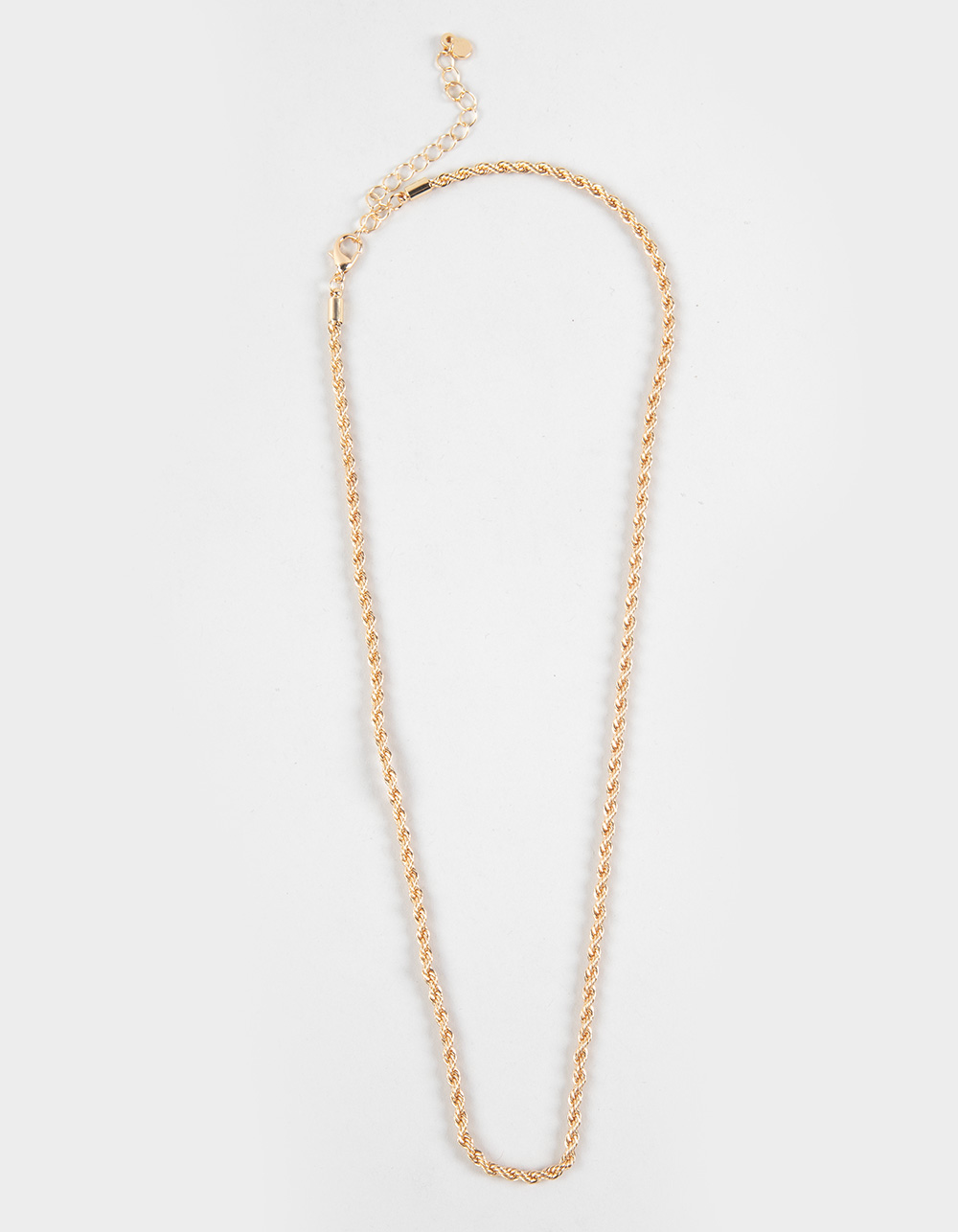 RSQ Mens 2.5mm Rope Chain Necklace - GOLD