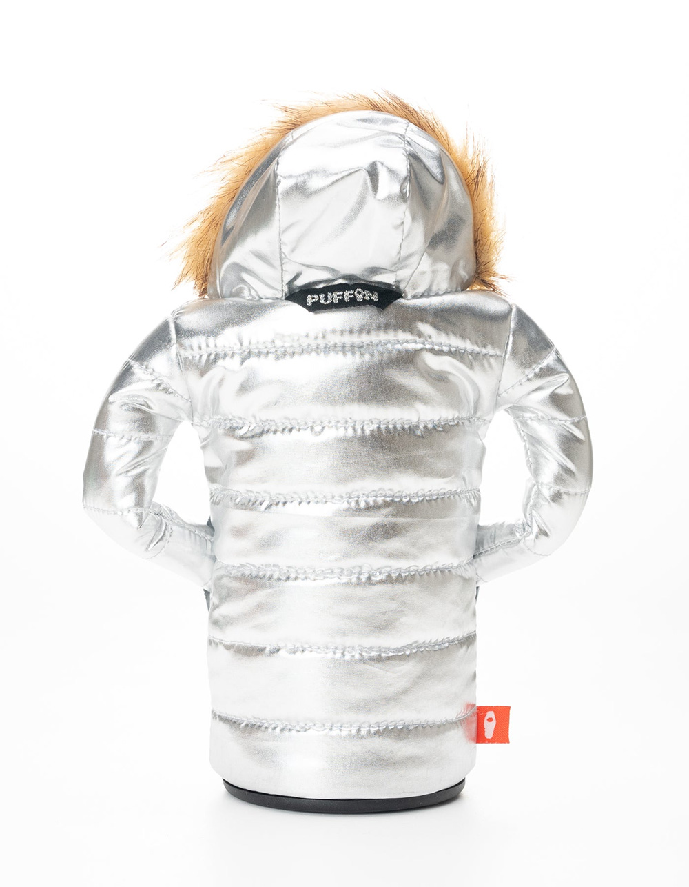 PUFFIN DRINKWEAR The Pahka 12-16 oz Bottle & Can Cooler - SILVER