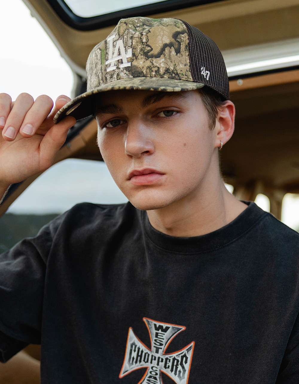 47 BRAND x Realtree Los Angeles Dodgers Trucker Hat - CAMO
