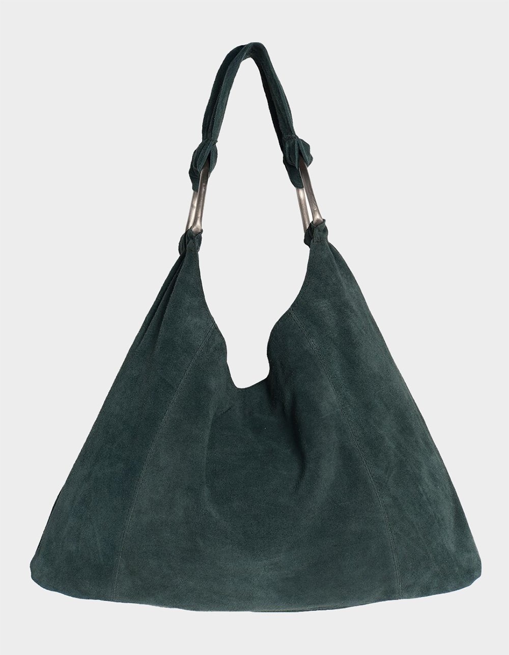 FREE PEOPLE Bobbi Slouch Suede Tote Bag - PINE