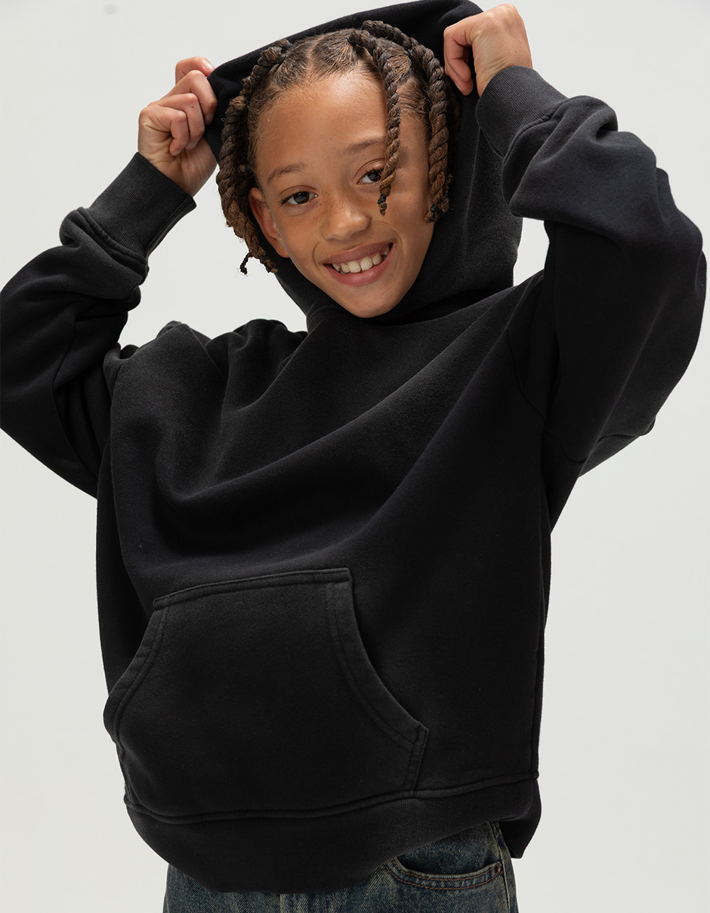 RSQ Boys Hoodie - WASHED BLACK