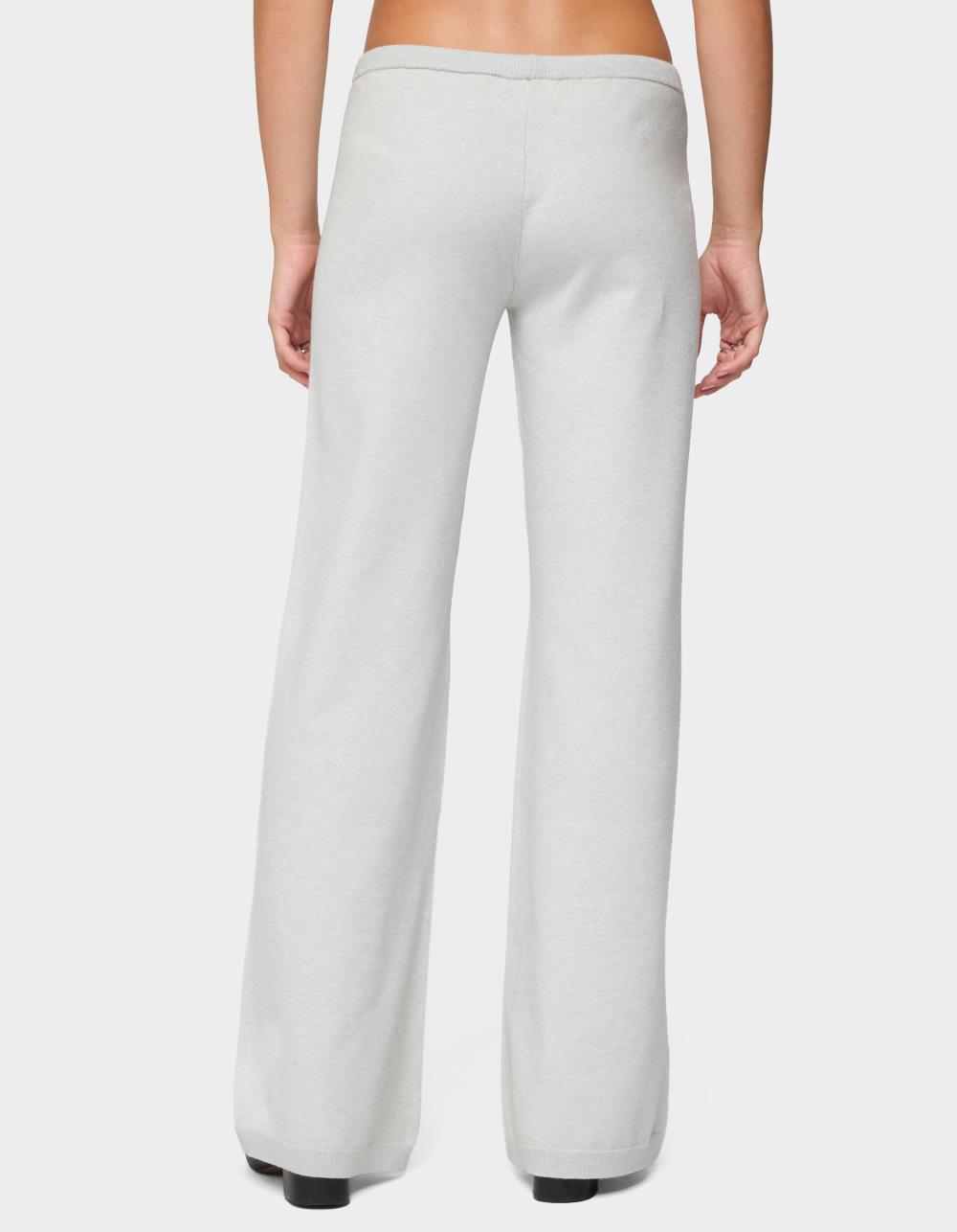 EDIKTED Embryn Knit Pants - GRAY