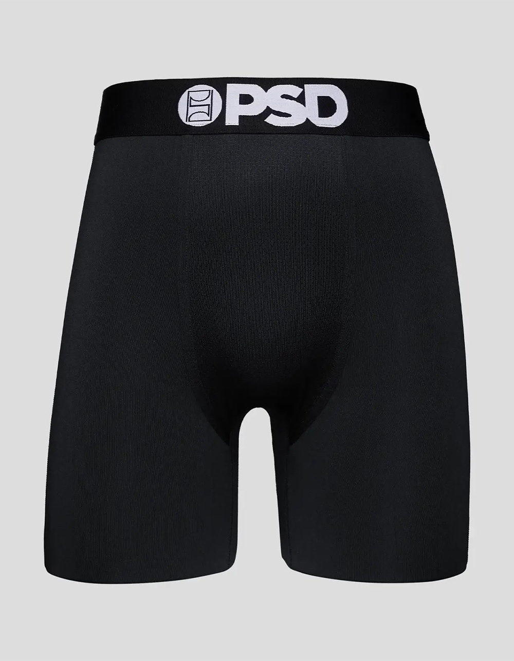 PSD Solids Mens Boxer Briefs - BLACK