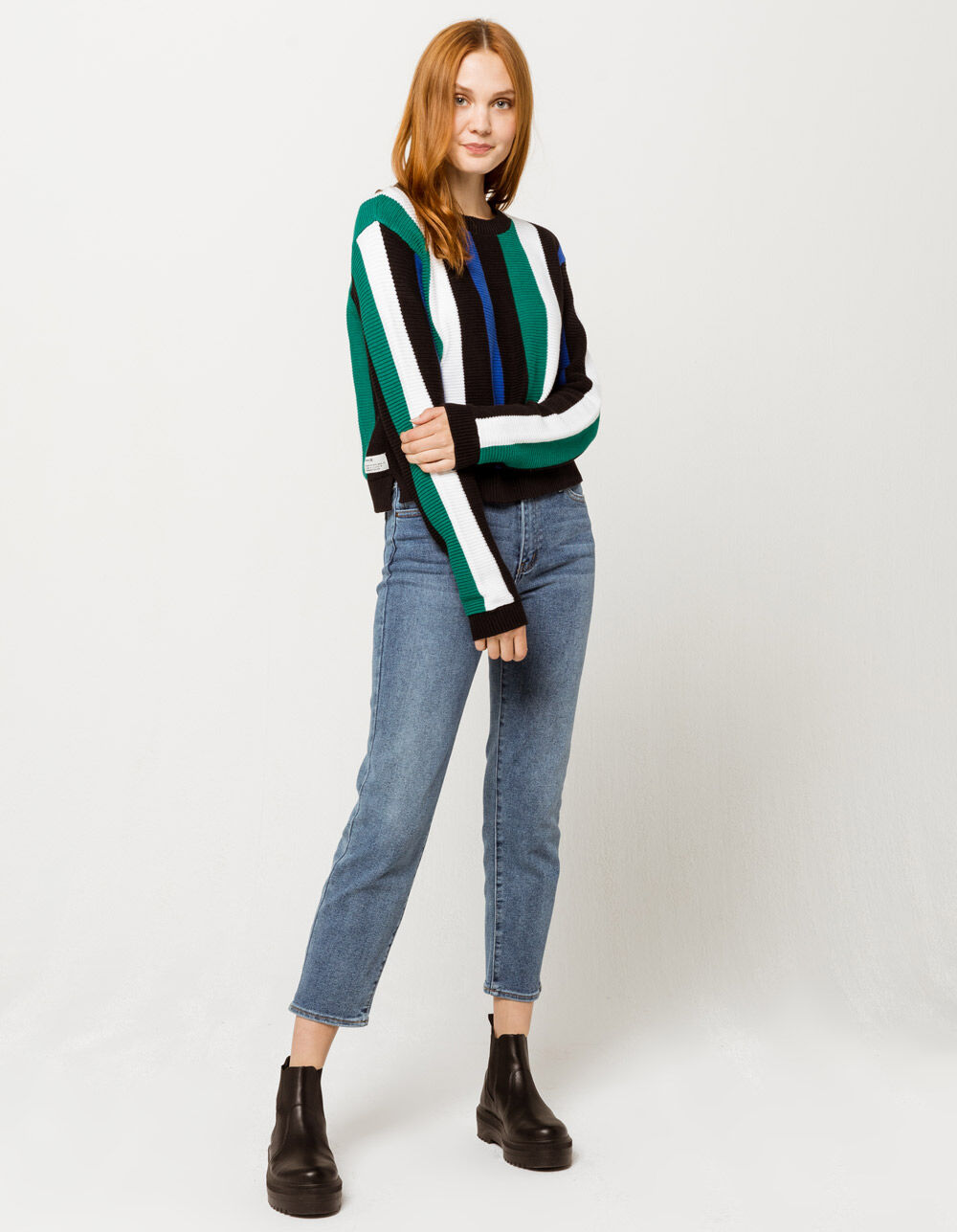 HURLEY Stripe Womens Sweater image number 3