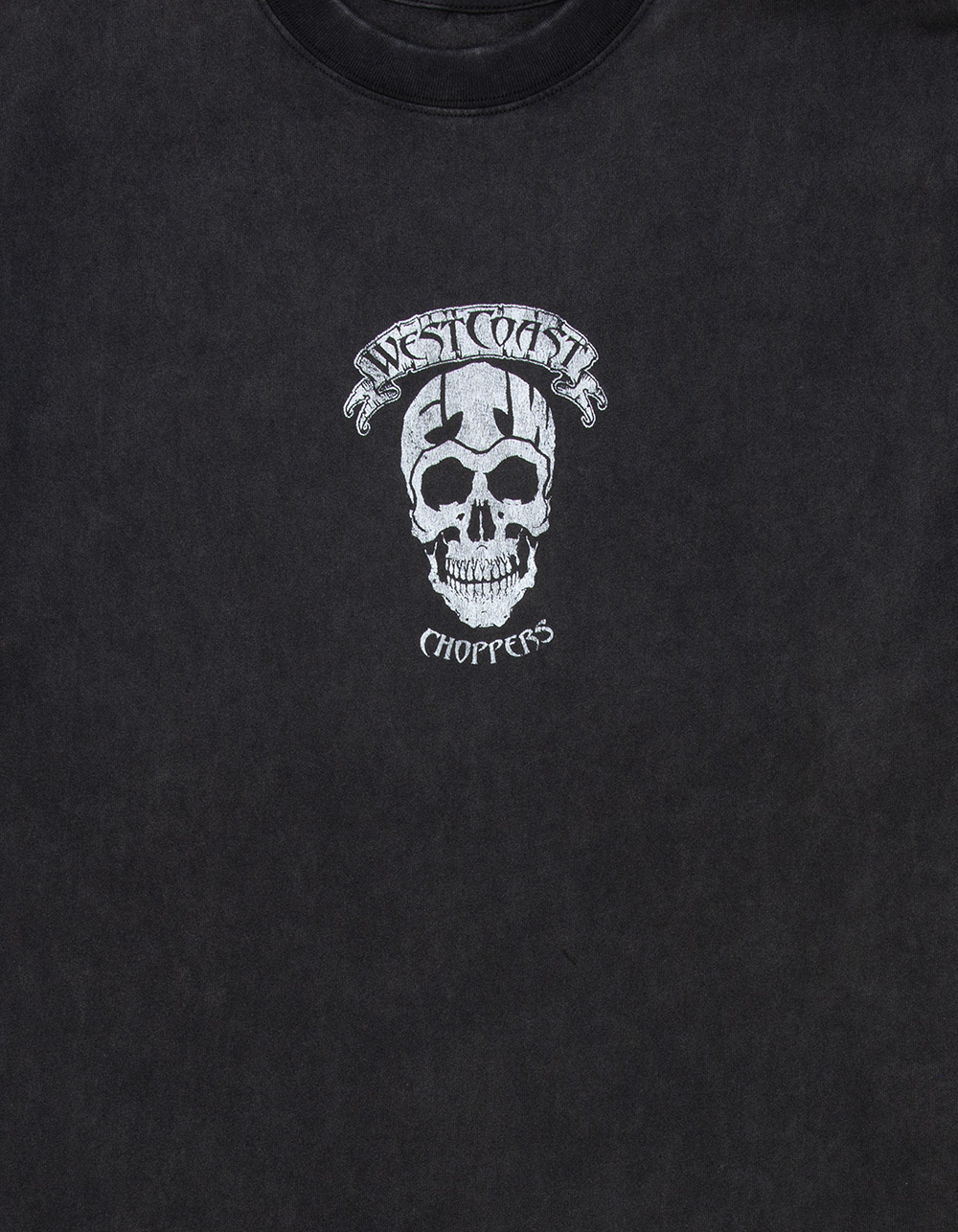 WEST COAST CHOPPERS Bike Chains Mens Boxy Tee - WASHED BLACK