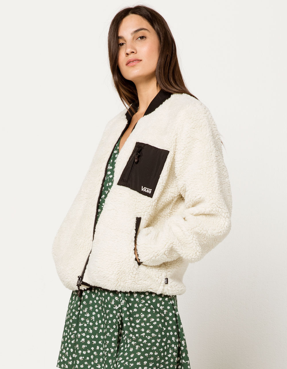VANS Misty Fog Sherpa Womens Jacket 