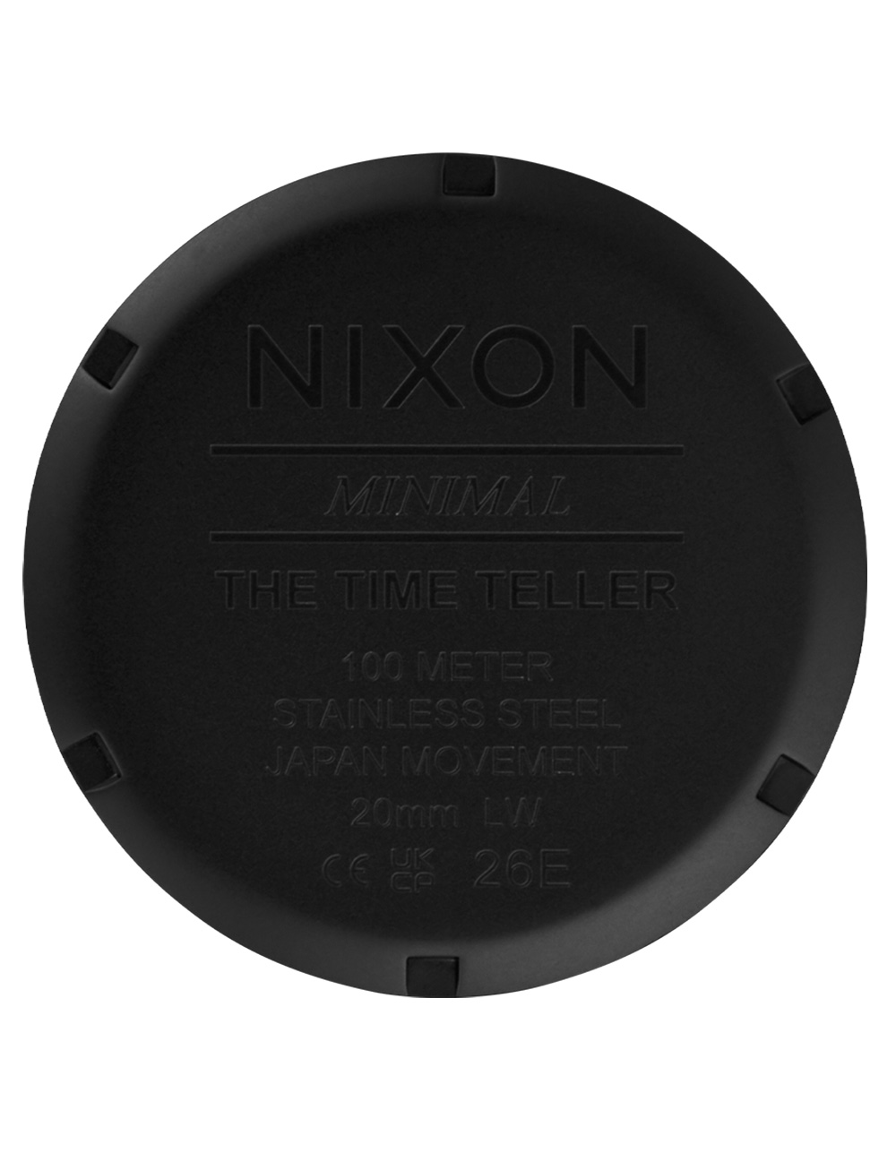 NIXON Time Teller Watch - BLK/WHT