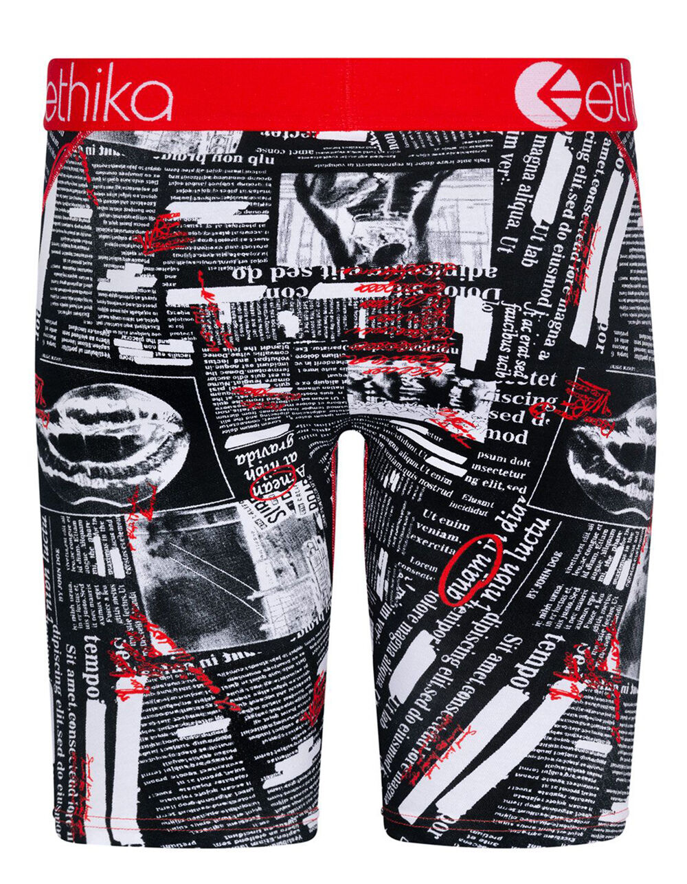 Ethika Men's Alternate Boxer Briefs - Modal Blend Black Solids, Button Fly Comfort Fit