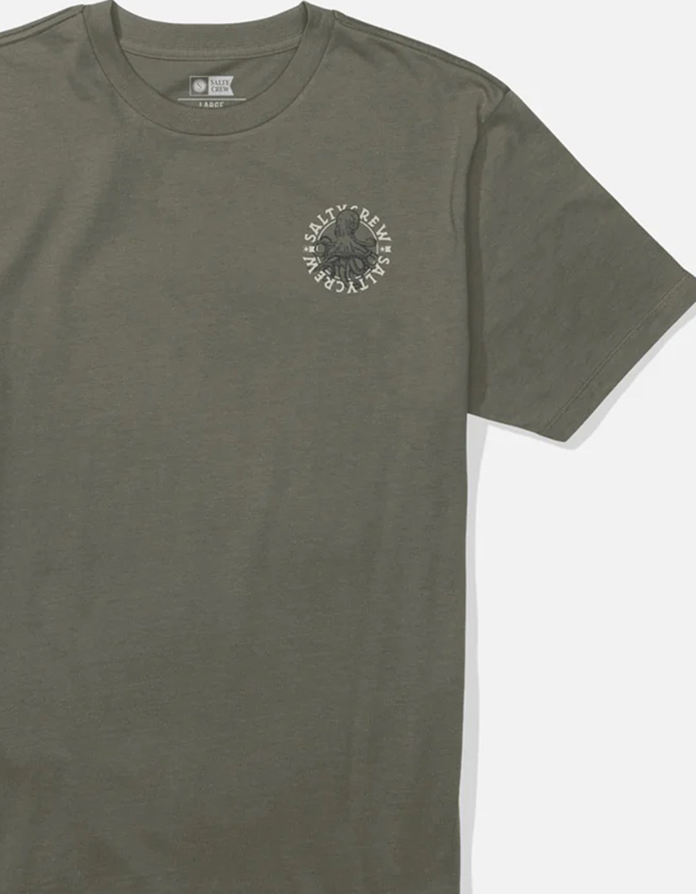SALTY CREW Tentacles Mens Tee - OLIVE