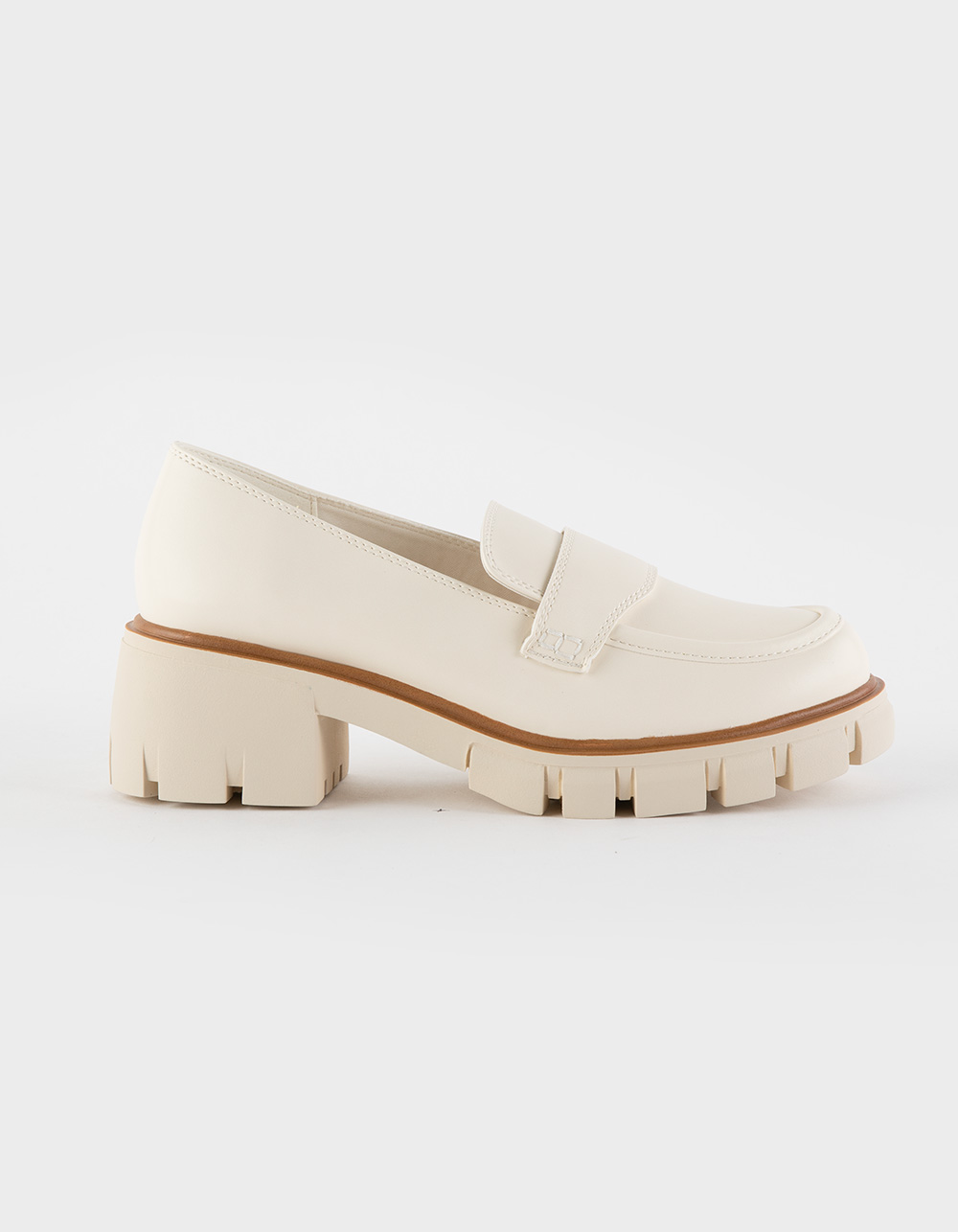 MIA Robbin Platform Womens Loafers - BONE