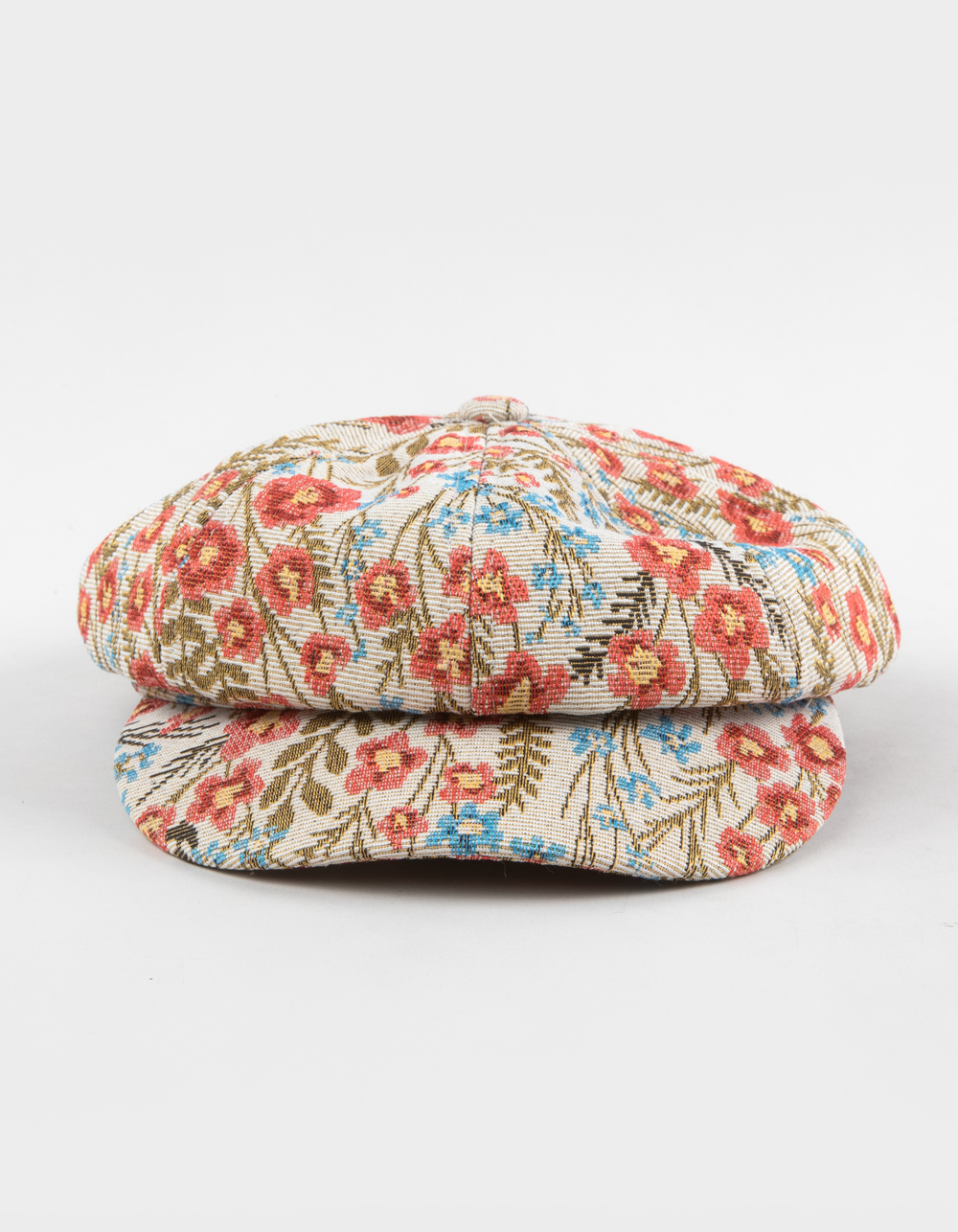 Floral Tapestry Womens Baker Boy Hat - MULTI