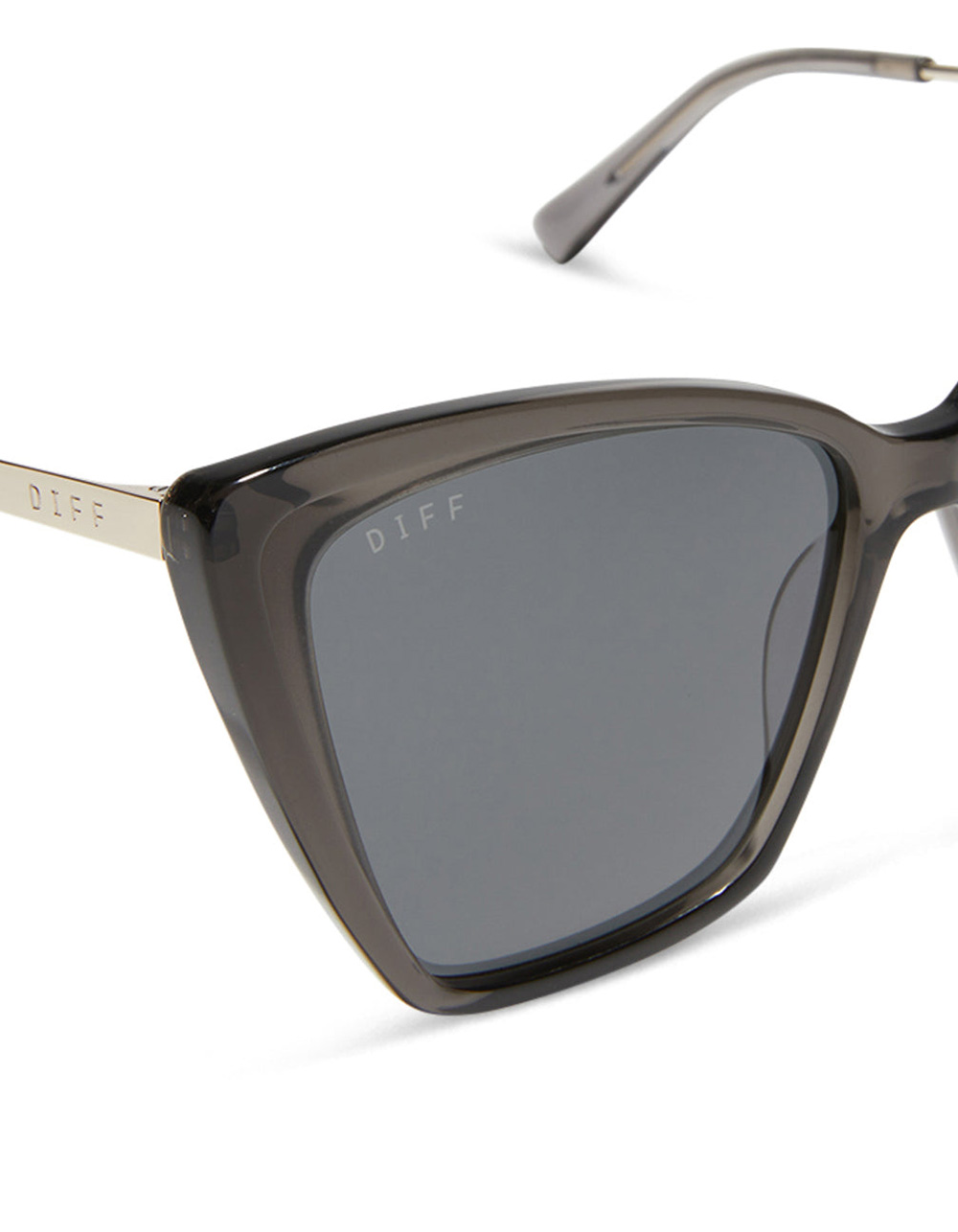 DIFF EYEWEAR Becky II Sunglasses BLK/SMOKE Tillys