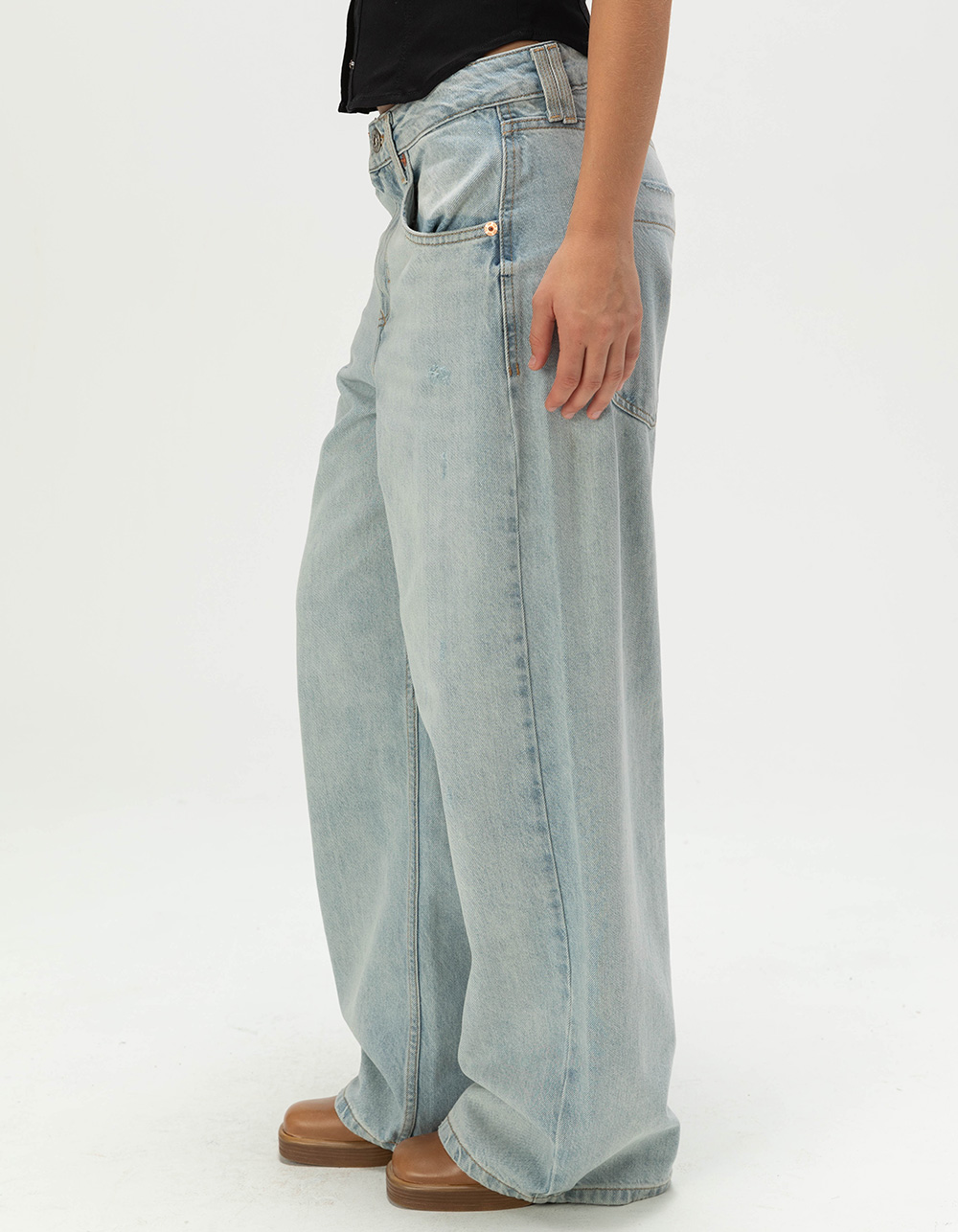 BDG Urban Outfitters Jaya Womens Baggy Jeans - VINTAGE