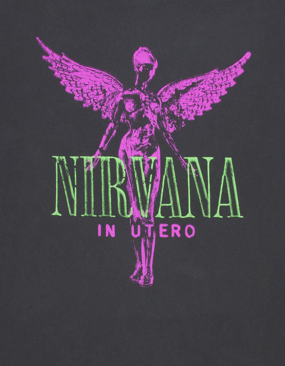 NIRVANA Utero Mens Tee - WASHED BLACK