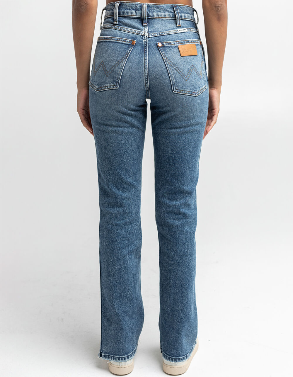 WRANGLER Westward Crop High Rise Bootcut Womens Jeans - LT BLAST | Tillys