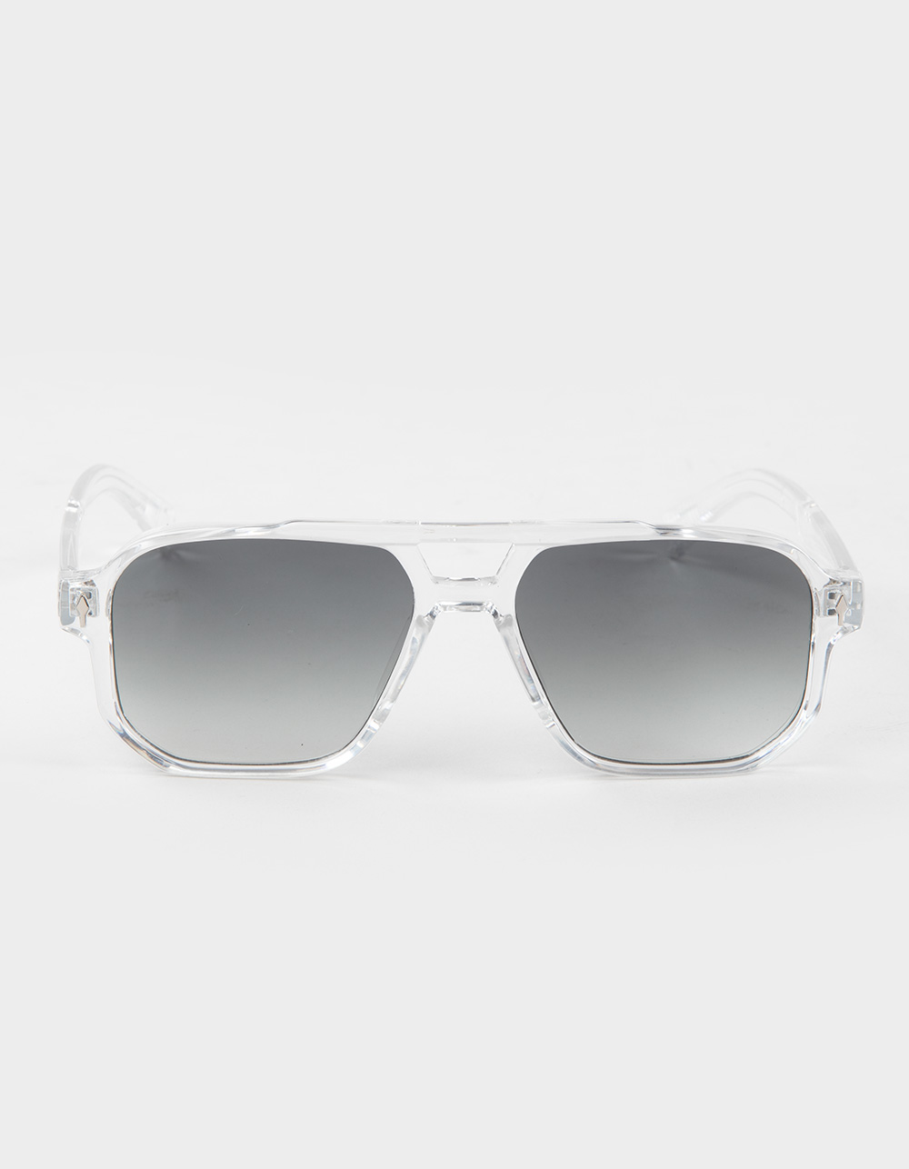 RSQ Gradient Aviator Sunglasses - CLEAR