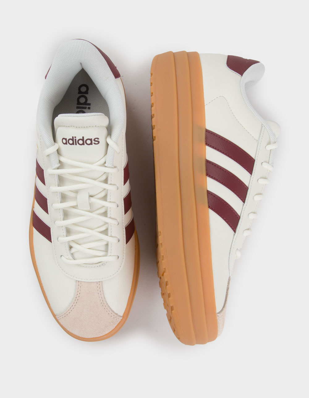 ADIDAS VL Court Bold Womens Platform Shoes - OFF WHITE