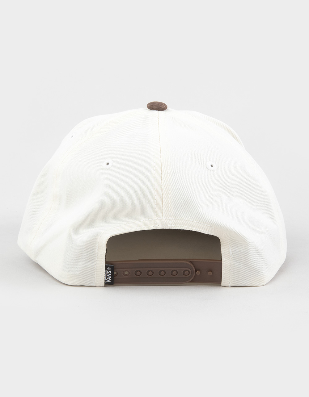 VANS Drop V Logo Snapback Hat - BROWN COMBO