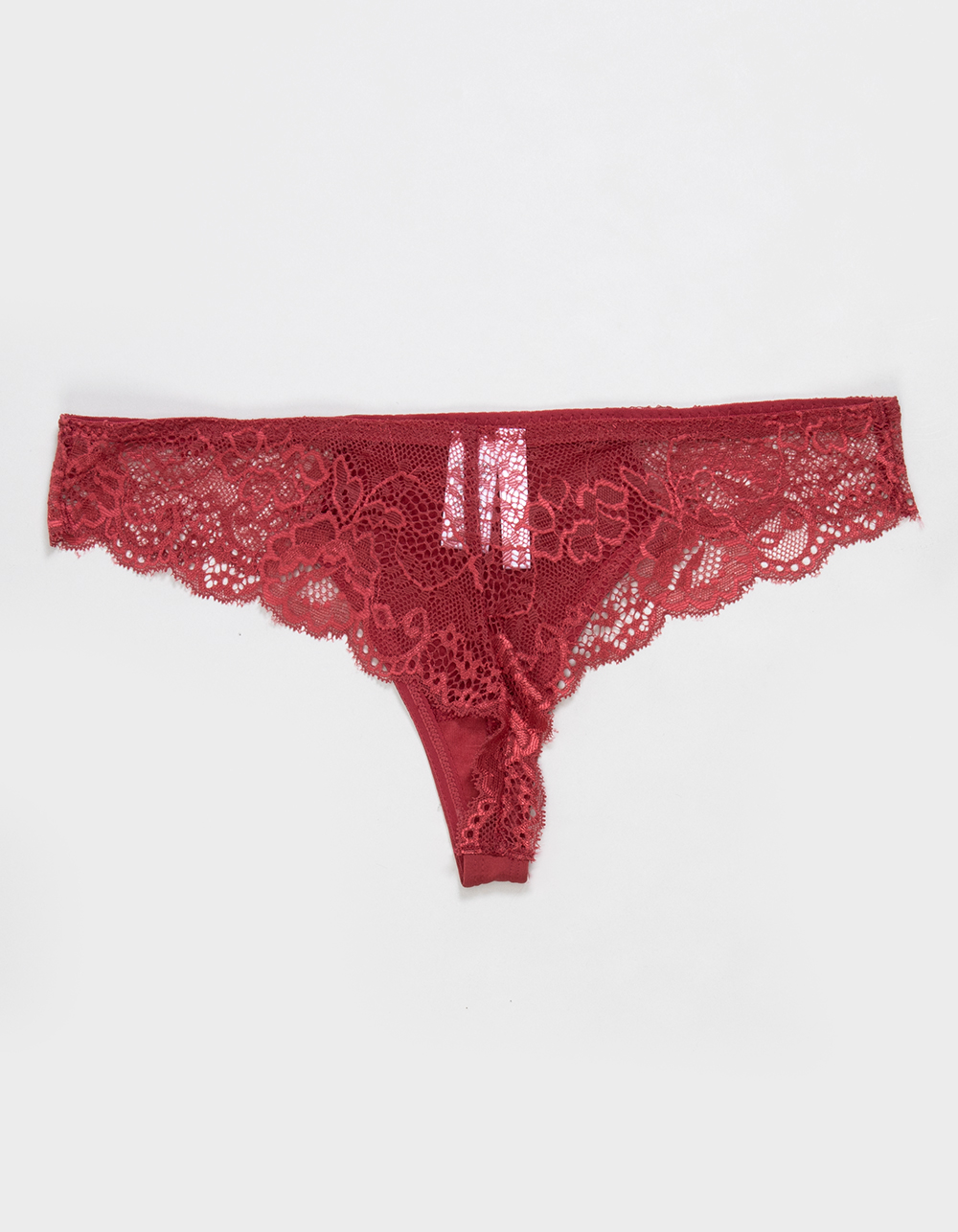 FULL TILT Micro Lace Thong - RED