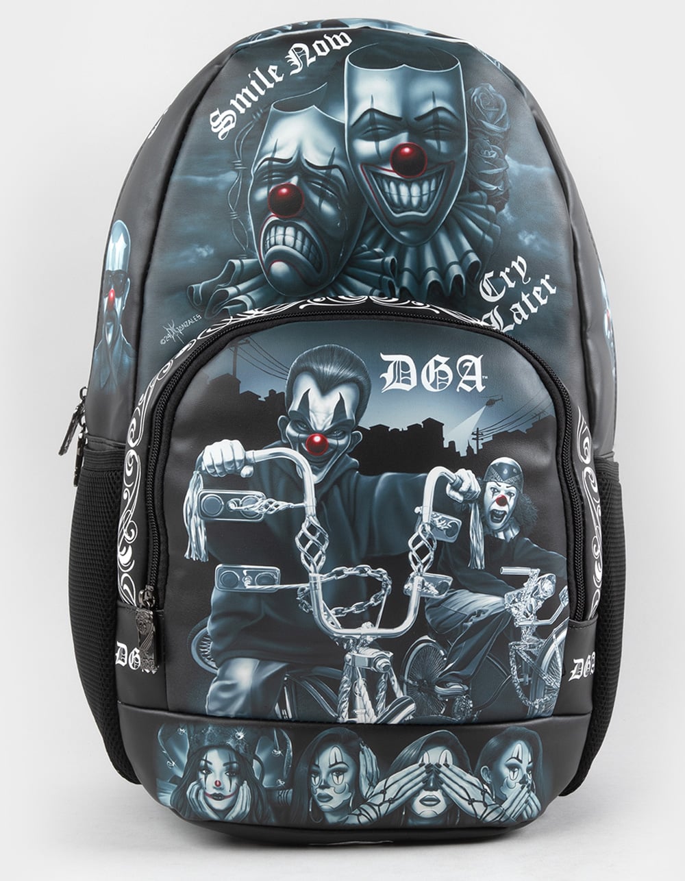 DGA Homies Clowning Backpack - BLACK COMBO