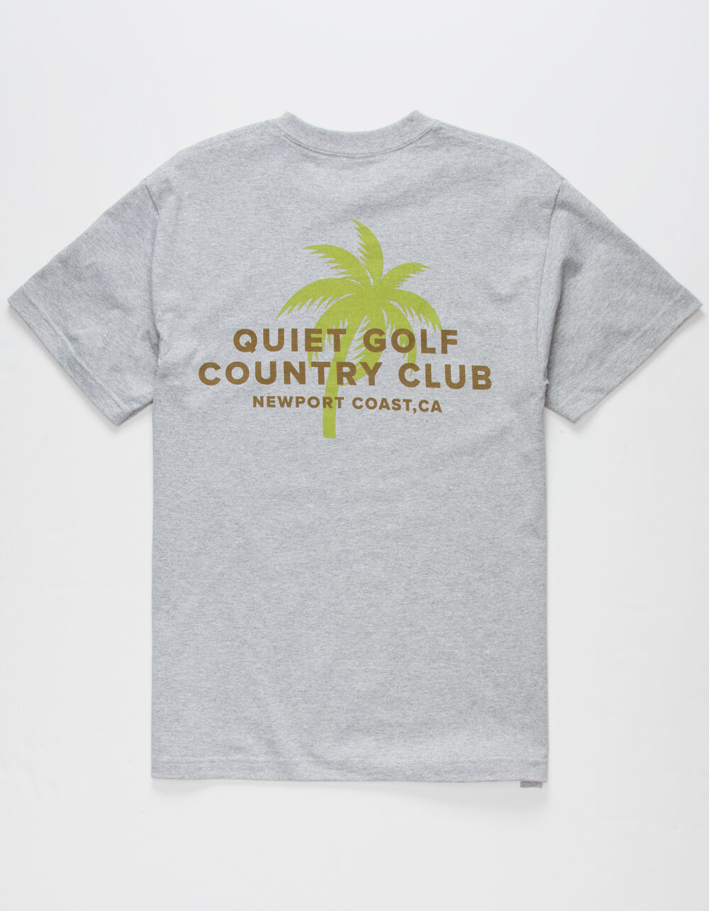 QUIET GOLF QG Country Club Mens Tee HEATHER GRAY Tillys
