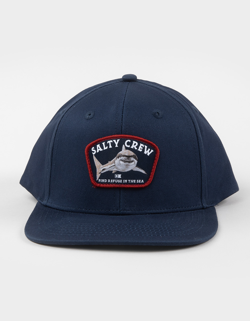 SALTY CREW Lurking Boys 6 Panel Snapback Hat - NAVY