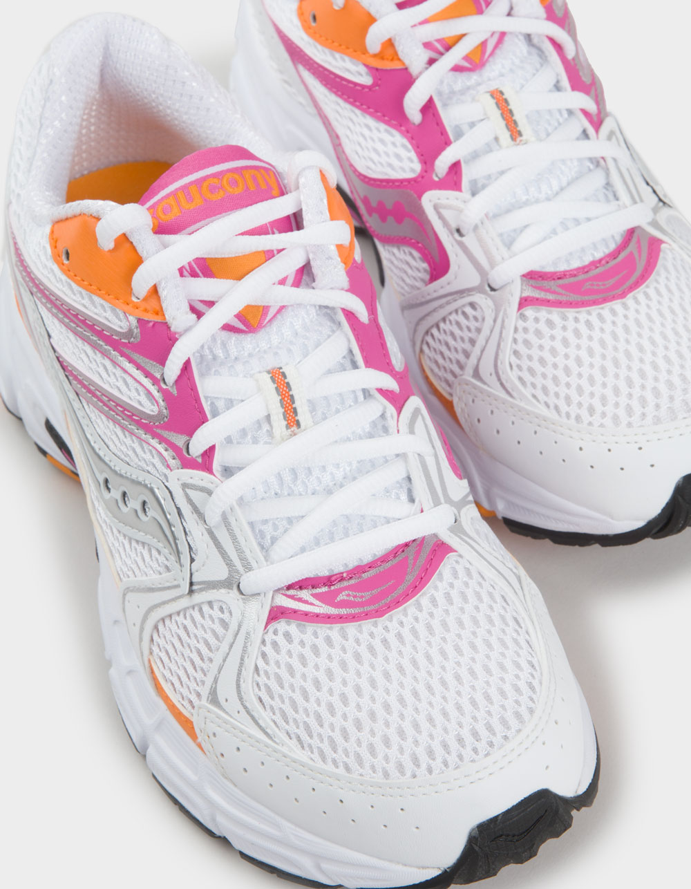 SAUCONY Ride Millennium Womens Shoes - WHT/PNK