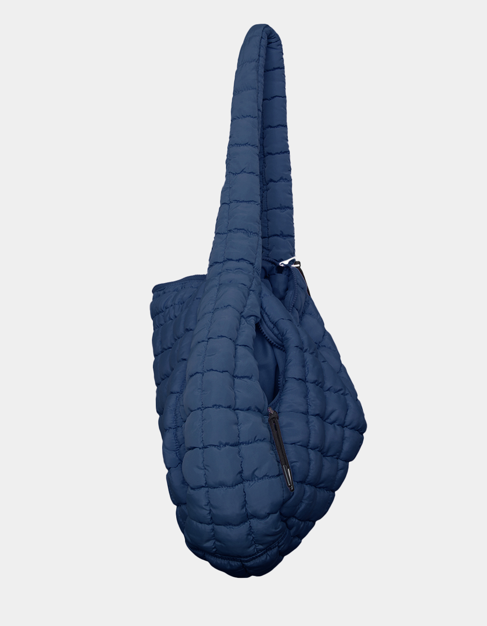 KATYDID Oversized Quilted Hobo Tote Bag - NAVY