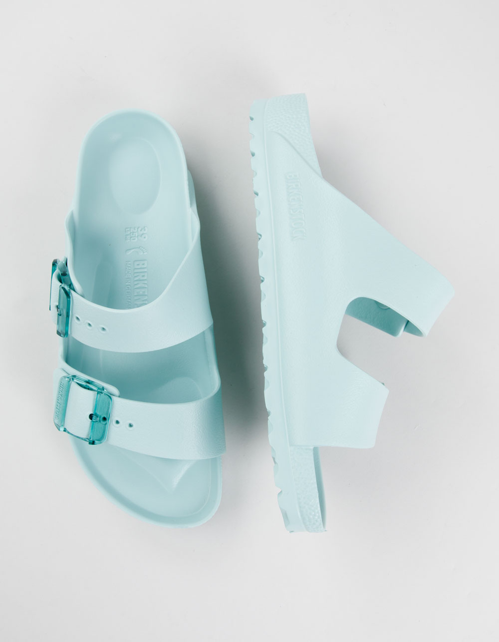 BIRKENSTOCK Arizona Stealth Buckle EVA Womens Sandals - SEAFOAM