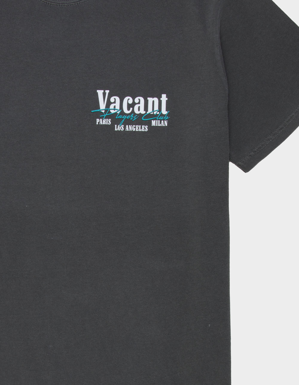 PRETTY VACANT Players Club Mens Tee - WASHED BLACK