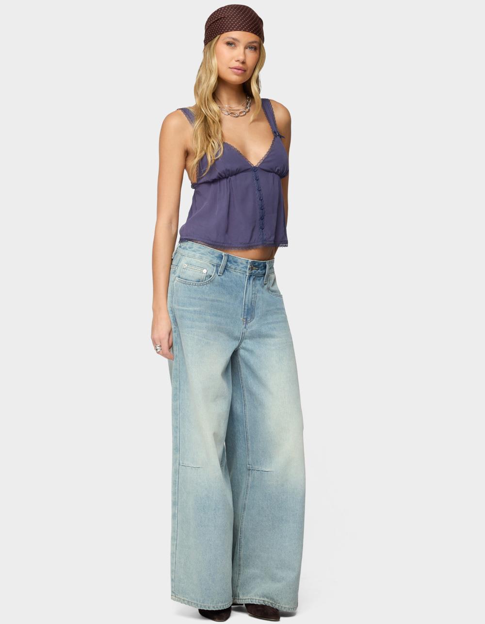 EDIKTED Andea Babydoll Tank Top