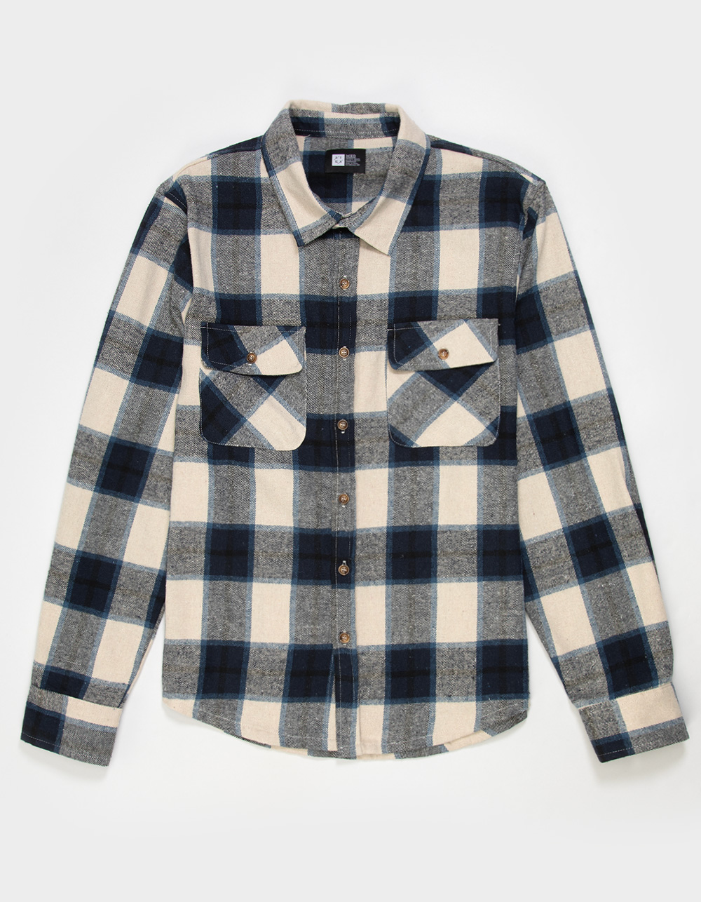 LIRA Mens Flannel - NAVY COMBO