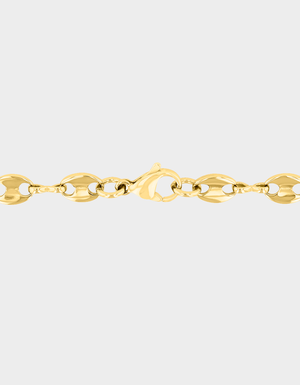 STEEL NATION Stainless Steel With Yellow IP 5.5MM Mariner Link Chain - GOLD