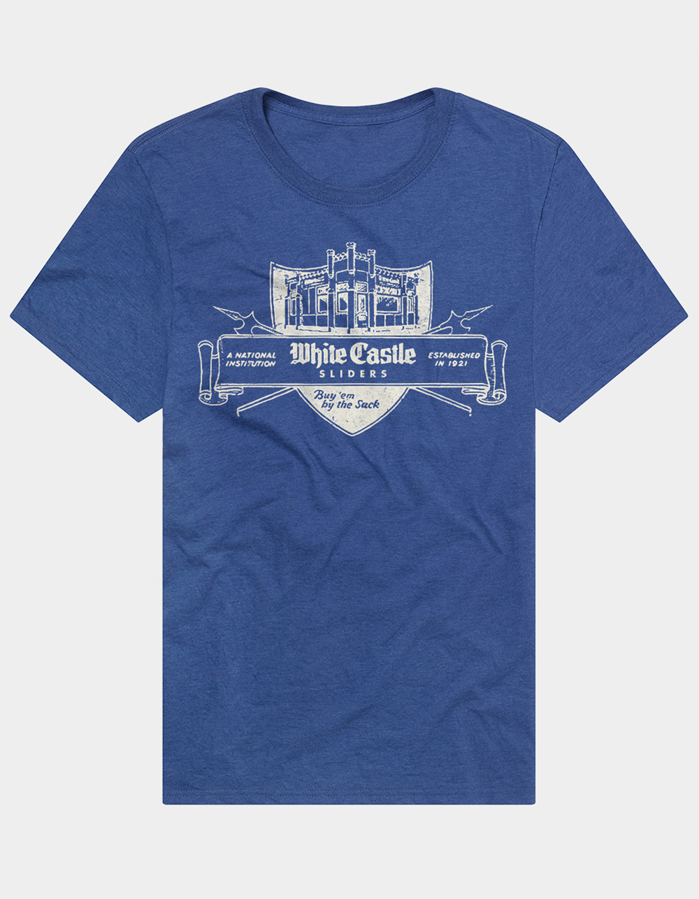WHITE CASTLE Sliders Institution Mens Tee - ROYAL