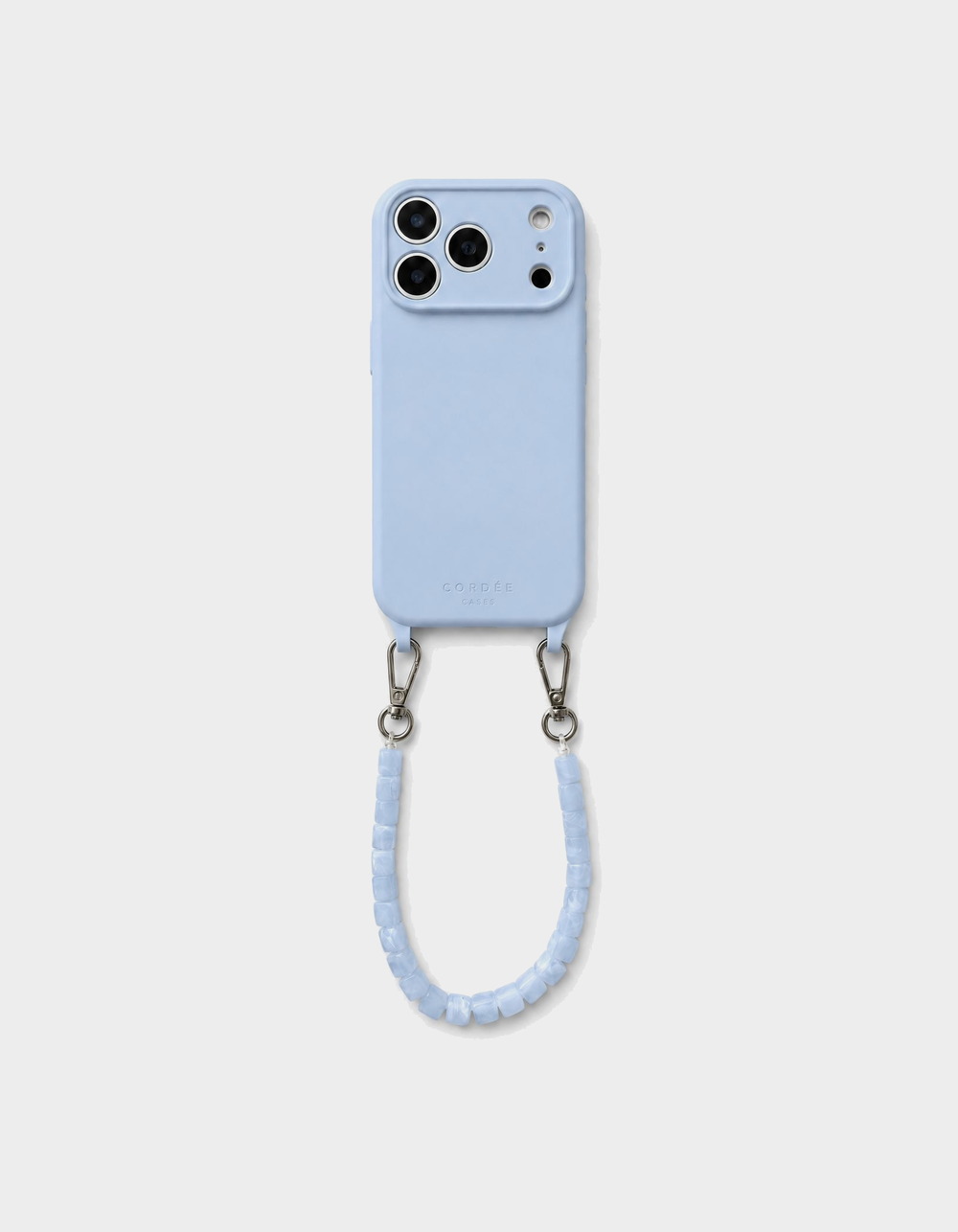 CORDEE CASES Elodie iPhone 16 Pro Chain Set - ICE BLUE