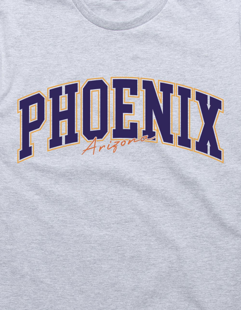 ARIZONA Phoenix Signature Unisex Tee - HEATHER GRAY