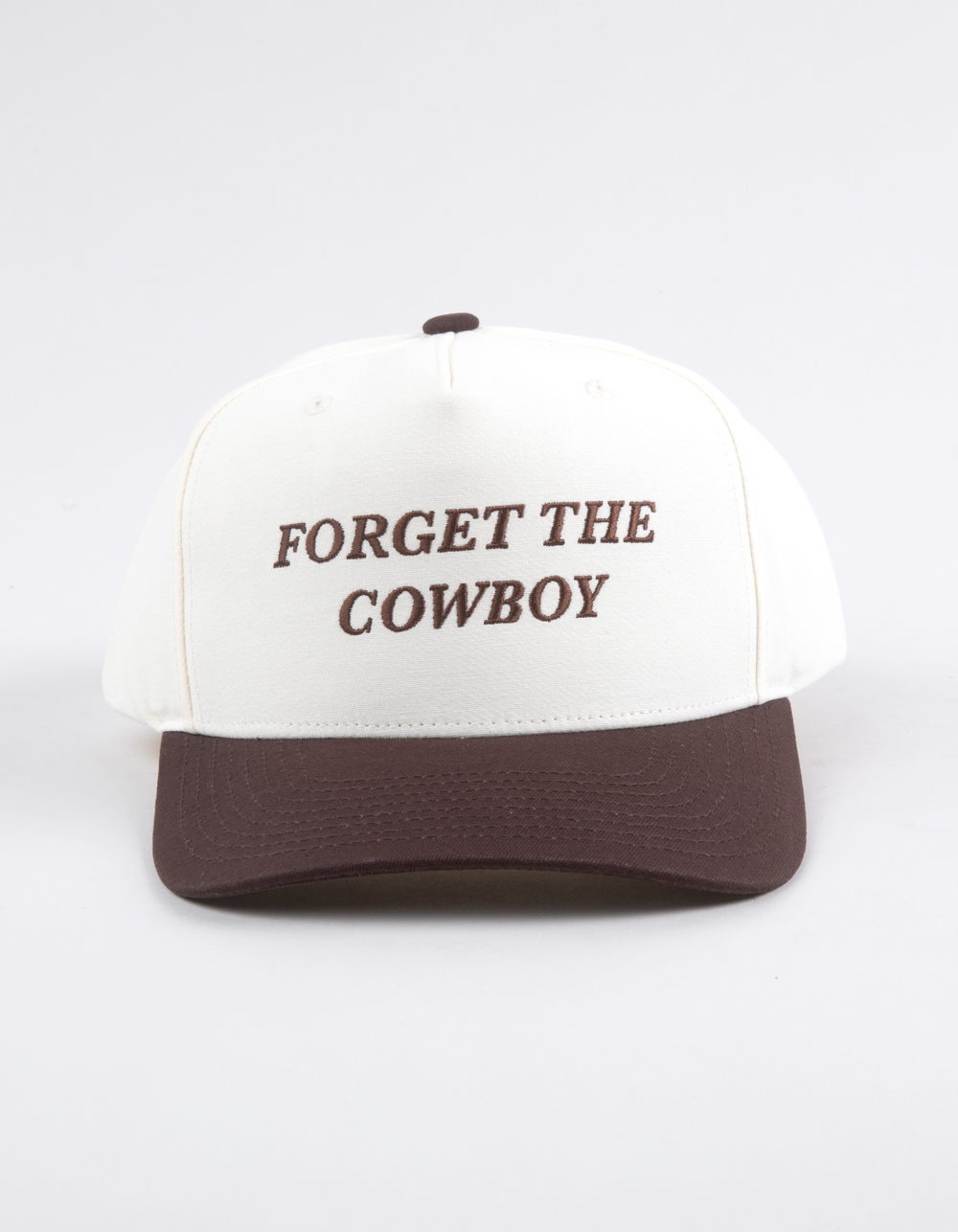 BRIXTON Forget The Cowboy Womens NetPlus® Snapback Hat - BROWN